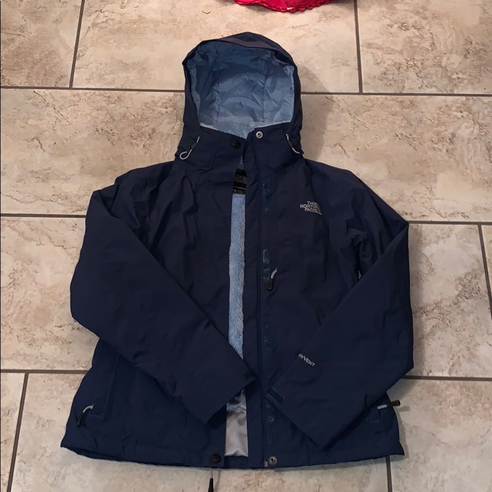 North Face Navy Ski Jacket SZ S